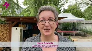 Ausstellung Stadtkanal Potsdam: Besuch der #Bundesbauministerin Klara Geywitz