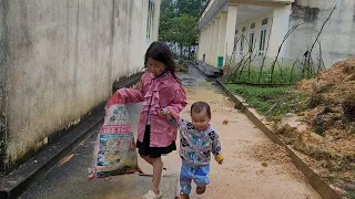 The two sisters went to work to sell the inlaid shells to make money to buy food