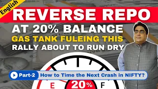 Reverse Repo (RRP) | Gas Tank Fueling this Rally is now at Just 20% Balance | NIFTY-50 Crash 2024