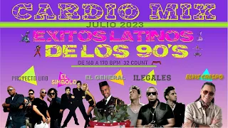Baila y Canta Exitos Latinos de los 90s 💃 Cardio MIx Julio 2023  Demo  Dj Saulivan