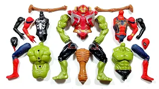 Merakit Mainan Spider-Man, Hulk Buster, Hulk Smash, Venom dan Siren Head ~ Avengers