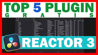 TOP 5 PLUGIN GRATIS per DaVinci Resolve FUSION - Reactor 3