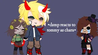 dsmp reacts to tommy as chara. (read description)