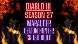 The ULTIMATE Marauder Demon Hunter Cluster Arrow Build Guide - Season 27 - Diablo III - GR 150 Build