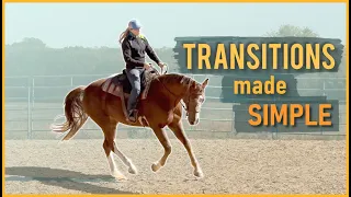 Hollowing out during transitions? | Help your horse get SOFT