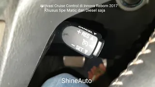 Pemasangan Cruise Control di Innova Reborn diesel Matic !!