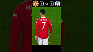 Manchester United vs Atalanta | UCL 2022 | #ronaldo