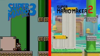 Recreating Super Mario Bros. 3's 1-1 in Super Mario Maker 2 (SM3DW Style)