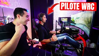 Un pilote PRO teste EA WRC sur mon simulateur