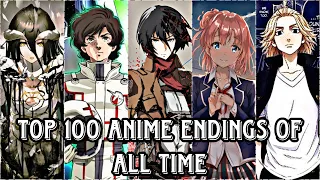 Top 100 Anime Endings Of All Time [ Group Rank ]