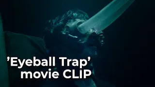 SAW X (2023) Movie Clip 'Eyeball Trap'