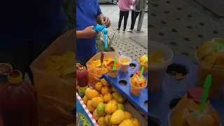 Mexico City street food - Mangoes