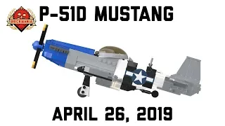 P-51D Mustang - Custom Military Lego