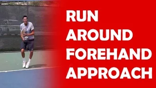 Run-Around Forehand | FOOTWORK FOR APPROACH SHOTS