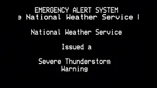 EAS Mock: Severe Thunderstorm Warning