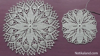 Crochet How to crochet doily Part 3  9 - 11 round   Crochet doily rug tutorial