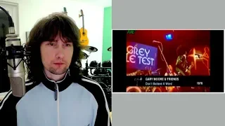 British guitarist analyses Gary Moore's LIVE string break!