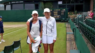 Iga Swiatek, Kaja Juvan - Emiliana Arango, Lara Escauriza | Wimbledon 2016 R1