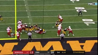 3Q — Iowa fake FG