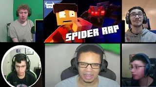 MINECRAFT SPIDER RAP | "Bull Is The Spider" | Dan Bull Animated Music Video | Reaction Mashup #249