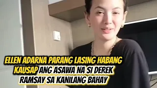 Ellen Adarna parang lasing habang kausap ang asawa na si Derek Ramsay