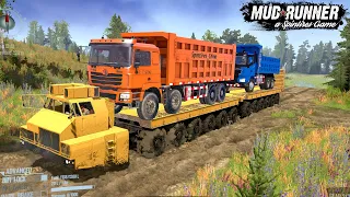 Spintires: MudRunner |   MAN 6x6 Timber Kamaz Truck Off road |  GAME PLAY 2022