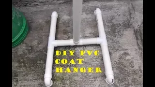 DIY PVC COAT HANGER