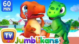 The Get Up Song   Feelings Song with Jumblikans Dinosaurs + More ChuChuTV Toddler Learning Videos