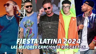 Fiesta Latina Mix 2024 - Ozuna, Maluma, J Balvin, Bad Bunny, Nicky Jam Pop Latino Reggaeton