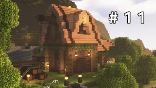 [Minecraft Survival] 야생생존기 #11 벌목장 나무창고 만들기 Logging House Build