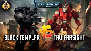 BLACK TEMPLARS VS TAU FARSIGHT | Репорт | 2000 pts | Warhammer 40000