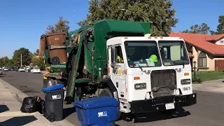 Waste Management Palmdale Residential Garbage Truck Compilation