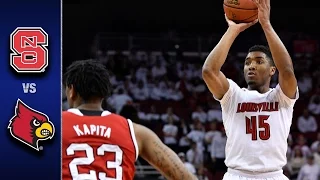 NC State vs. Louisville Men's Basketball Highlights (2016-17)