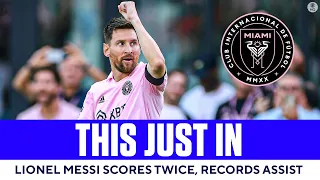 Lionel Messi SCORES TWICE, Records Assist in Inter Miami's 4-0 Victory | CBS Sports