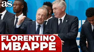 FLORENTINO habla de MBAPPÉ en la FIESTA del REAL MADRID: ¿QUÉ QUERÉIS?