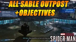 Spiderman PC All Sable Outpost With Bonus Objectives PS4 Guide