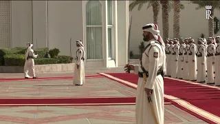 Arrivo del Presidente Mattarella al Palazzo dell’Emiro