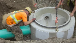 Manhole installation