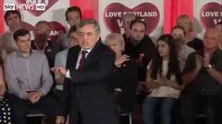 Gordon Brown: 'Tell Them This Is Our Scotland'