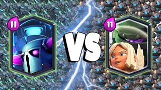 PEKKA + MINI PEKKA VS MEGA KNIGHT + BATTLE HEALER | 2V2