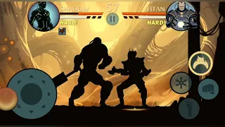 defeat titan #shadow fight⚔️ #full#video#@Tngaming844🙏