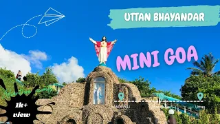 MINI GOA 🏖️  | UTTAN | VAILANKANNI CHURCH | UTTAN BEACHES | MIRA BHAYANDAR