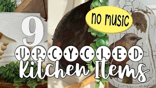 *NO MUSIC* Upcycled Kitchen Items | DIY & Thrift Flips | IOD Stamps-Transfers | Milk Paint