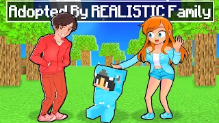 Omz ADOPTED by a REALISTIC FAMILY in Minecraft! (Roxy and Lily)