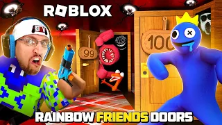 Don't Mix ROBLOX Rainbow Friends 🌈 with DOORS 🚪 (FGTeeV Mashup)