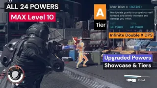 Starfield - All 24 Powers Max Level - Showcase and Tiers