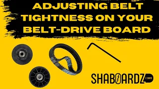 Adjusting the belt tightness on your Electric Skateboard