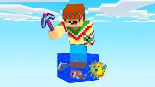 ¡Minecraft PERO es 1 BLOQUE de AGUA! 😯💧💦 SILVIOGAMER MINECRAFT PERO