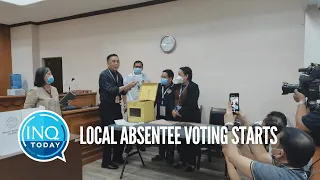 Local absentee voting starts