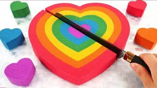 Very Satisfying Video Compilation 1 Kinetic Sand Cutting ASMR @RainbowToyTocToc